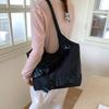 Stylish Ruffle Tote Bag Korean Women's Handbag Trendy Frill Shoulder Bag  Armpit Bag