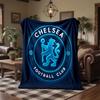 Chelsea FC Print Flannel Blanket Soft Warm Sofa Bed Throw Blanket For Home Office Bedroom