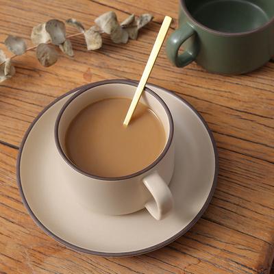 Fashion Simple Nordic Style Coffee Cup Dish Two Piece Set Ceramic Cup Water Cup Flower Tea Cup Milk Cup