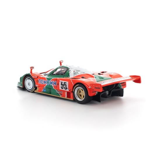 Genesis Company POP RACE 1/64 Scale Mazda 787B 1991 Le Mans 24 Hours Winner, Finished Model, PR640301