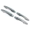 Silver ABS Exterior Door Handle Cover Sticker Set for Tacoma