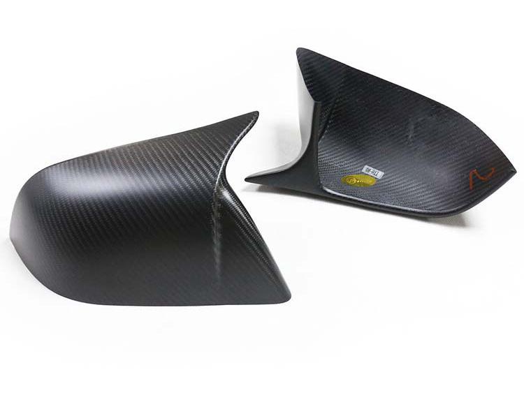 High-Demand Dry Carbon Fiber Rearview Mirror Cover for Tesla Model 3/Y/S/X - Stick-On Type