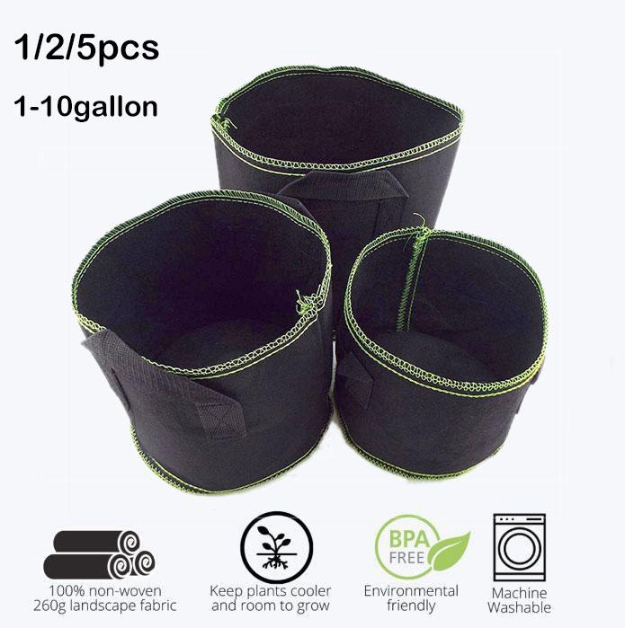 Planta de jardín flor tela patata tomate maceta de cultivo vivero bolsa de cultivo para árbol jardim jardinera de verduras