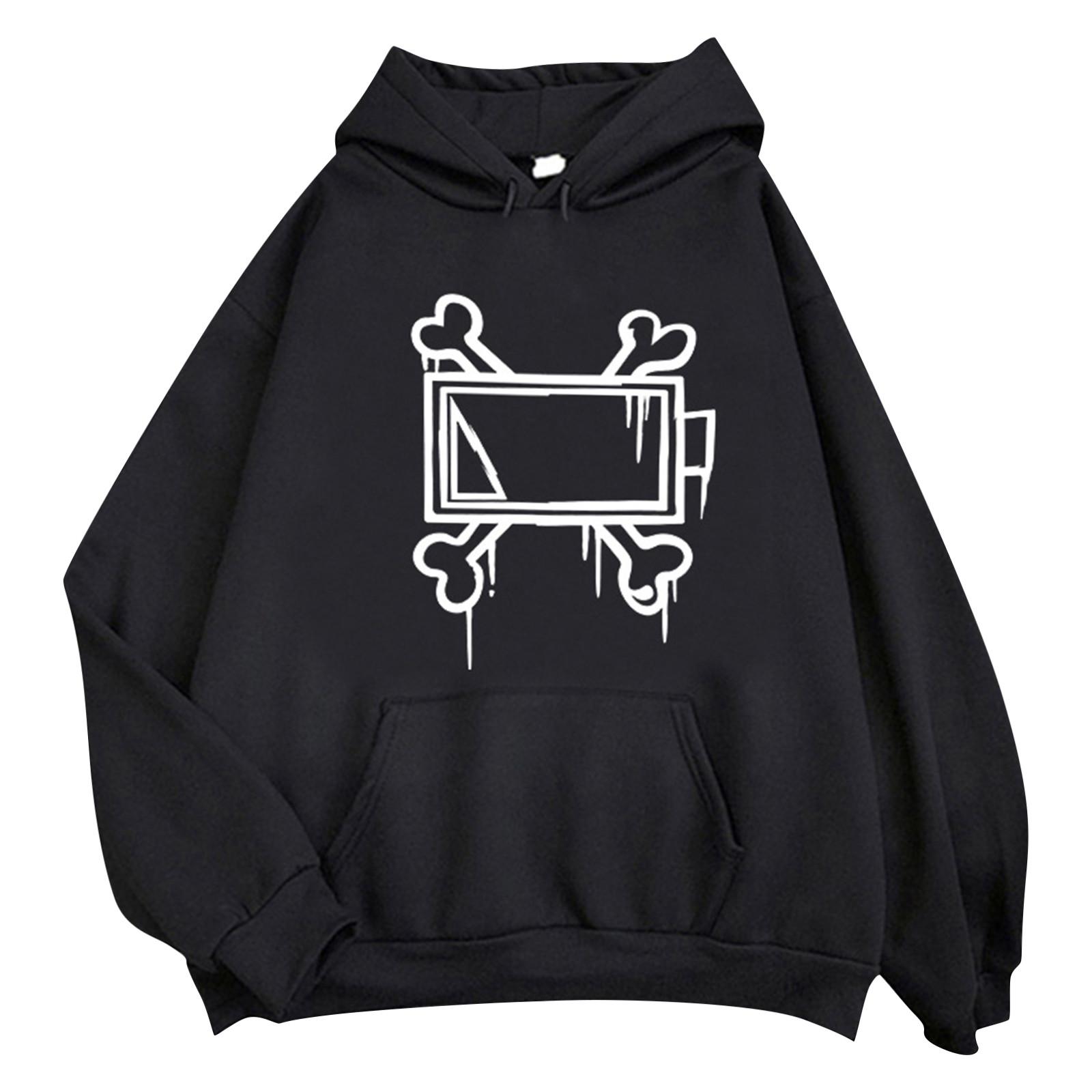 

Толстая толстовка с капюшоном из рога дьявола для женщин, свободная и свисающая, женская куртка для ленивых пар