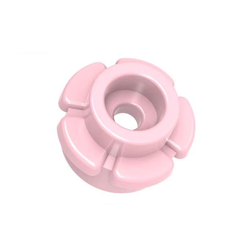 

50pcs MOC Plant Building Blocks 24866 1x1 five Petal Flowers Grass DIY Educational Assembles Floret Compatible 24866 Constructio 50pcs розовый