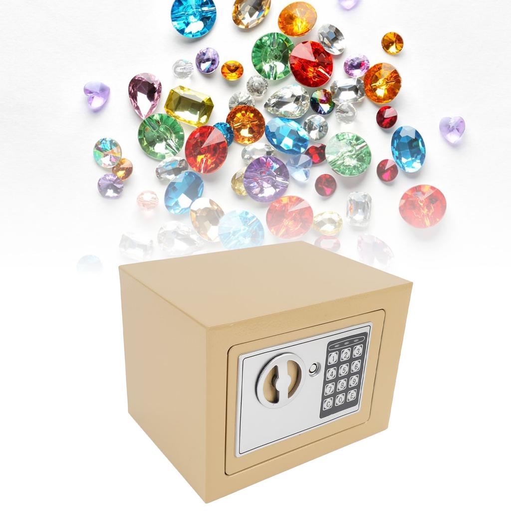 Home Safe All Steel Mini Anti Theft Digital Safe Box Deposit Box for Cash Jewelry