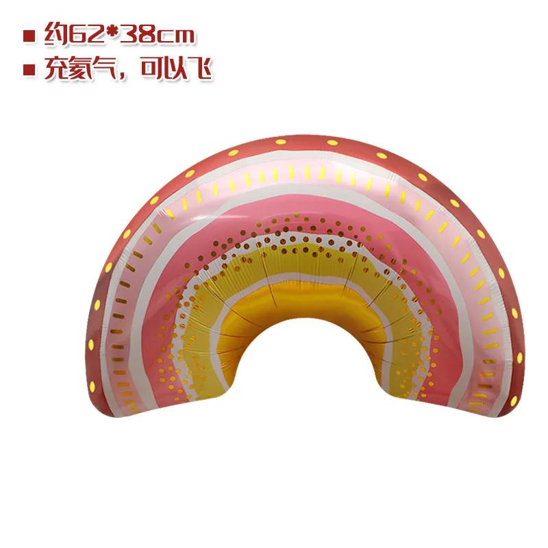 

1 Set Groovy Bohemian Rainbow Birthday Party 40inch Cream Number Foil Balloon Retro Hippie Kids Adults Birthday Party Decoration Other