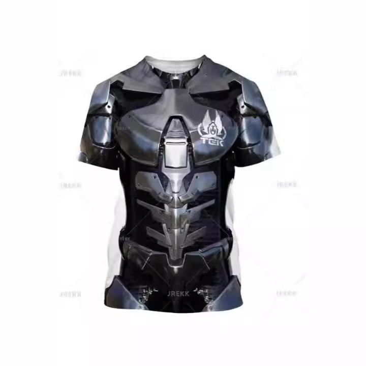 3D printed T-shirt for men and women, short-sleeve T-shirt, hip-hop casual street plus-size T-shirt, 2024 new arrival