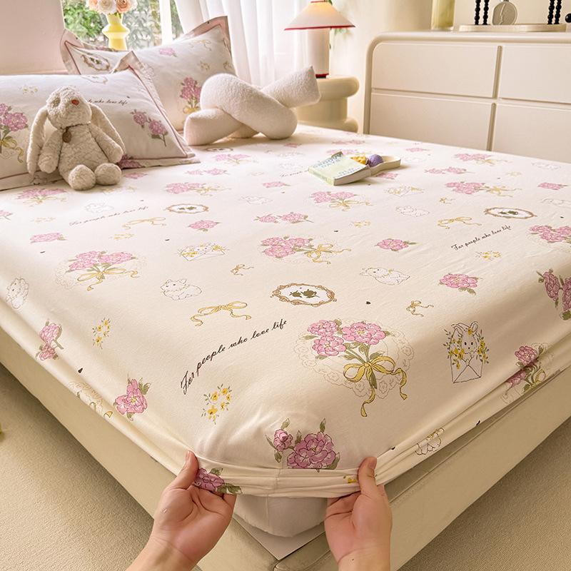 100% cotton Class A maternal and infant grade pure cotton abraded mattress single-piece bedspread Simmons mattress cover protective cover