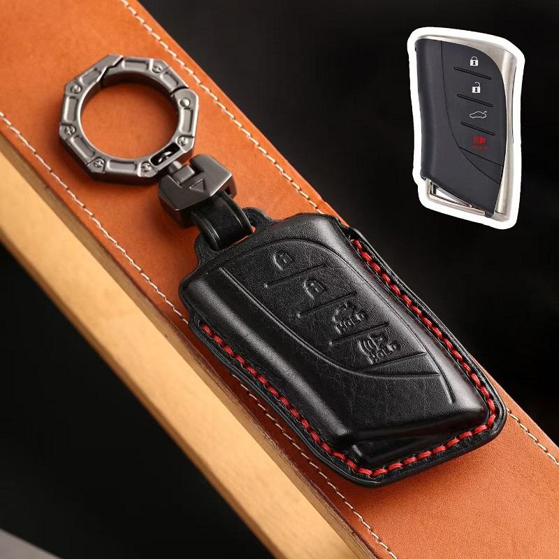 S Genuine Leather Car Remote Key Fob Cover Key Case For Lexus Es300H Es350 Es200 Es260 Ls350 Ls500H Fob Key