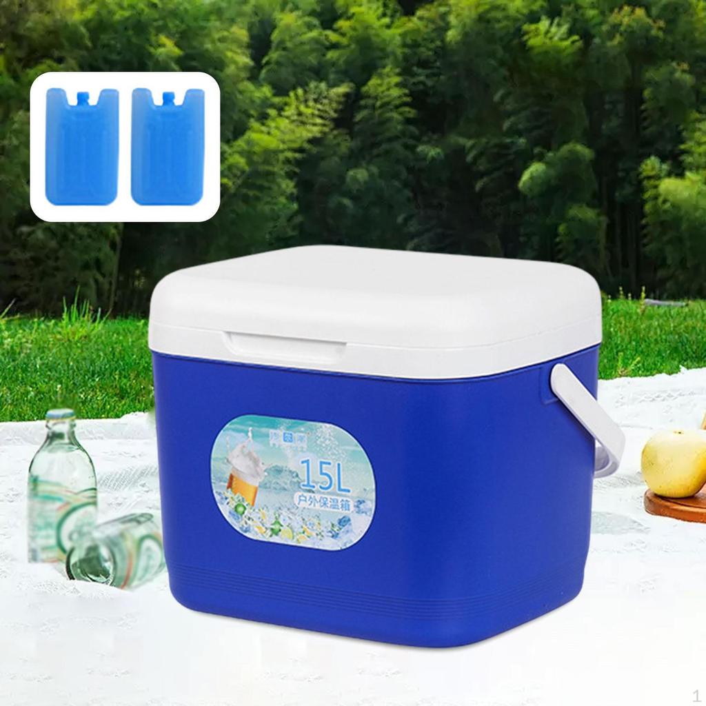 Portable Cooler Box Keeps Ice Up To 3 Days 15L for Men Women Parties Camping