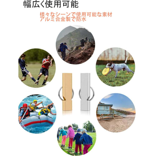 Marcea Whistle, Disaster Prevention and Rescue, Loud Emergency Whistle with Neck Strap, for Outdoor Activities, School, Gym, Camping, Hiking, Survival