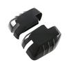 Rearview Mirror Decoration Car Mirror Cover Black ABS Material Black Finish Decorative Cover Easy tallation