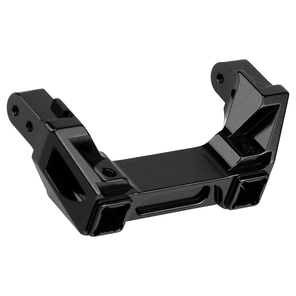 Upgrade Accessory Metal Rear Bumper Mount for Traxxas TRX 4 1 10 RC Crawler Car (Black)
