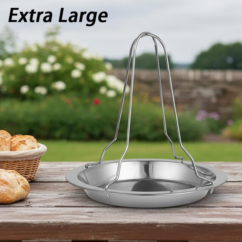 Braten Grill Ständer Hähnchenbräter Rack Küche Outdoor Bbq Werkzeuge Kohlenstoffstahl Antihaft-gegrillte Hähnchenplatte