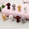 2Pcs Kawaii Cute Dog Cartoon Eraser Pencil Rubber Novelty for Kids School Office Supplies Student Stationery Gift Random
