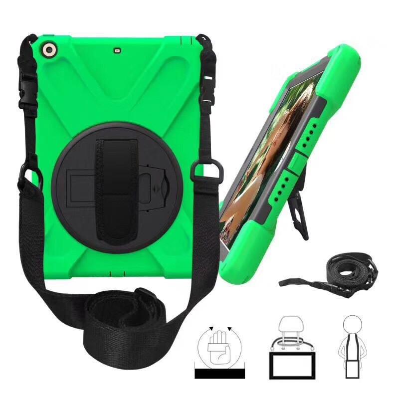 IPad Air 5 Case With Hand Strap Optional Shoulder 10.2-inch 10th Gen Shockproof Plastic Cover