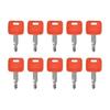 10Pcs Ignition Keys H800 Accessories Parts For Excavator Case Dozer Fiat Hitachi New Holland AT194969 AT147803