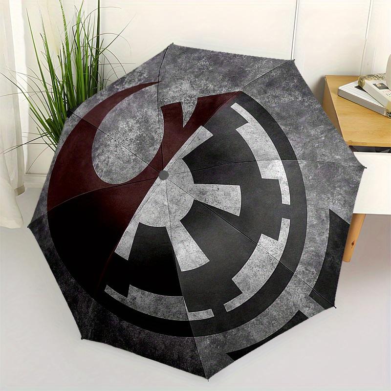 Galactic Alliance: Rebel vs. Imperial Symbol Art PrintUmbrella, Portable 3-Fold Compact Umbrella for Men & Women Gift