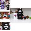 Fnaf Five Nights At Freddy's Plushie Toy Soft Purple Brown Black Bear Xmas Gift