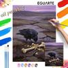 Halloween Raven Wild Bird Landscape Digital Oil Painting Coloring Painting Hand Painting Home Decoration