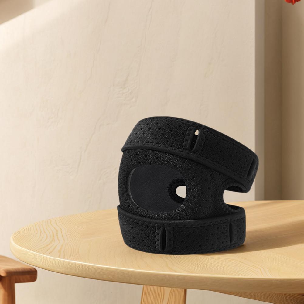 Patella Knee Brace Adjustable Open Patella Support Patella Knee Support Strap for Injuries Running Sports and Workouts