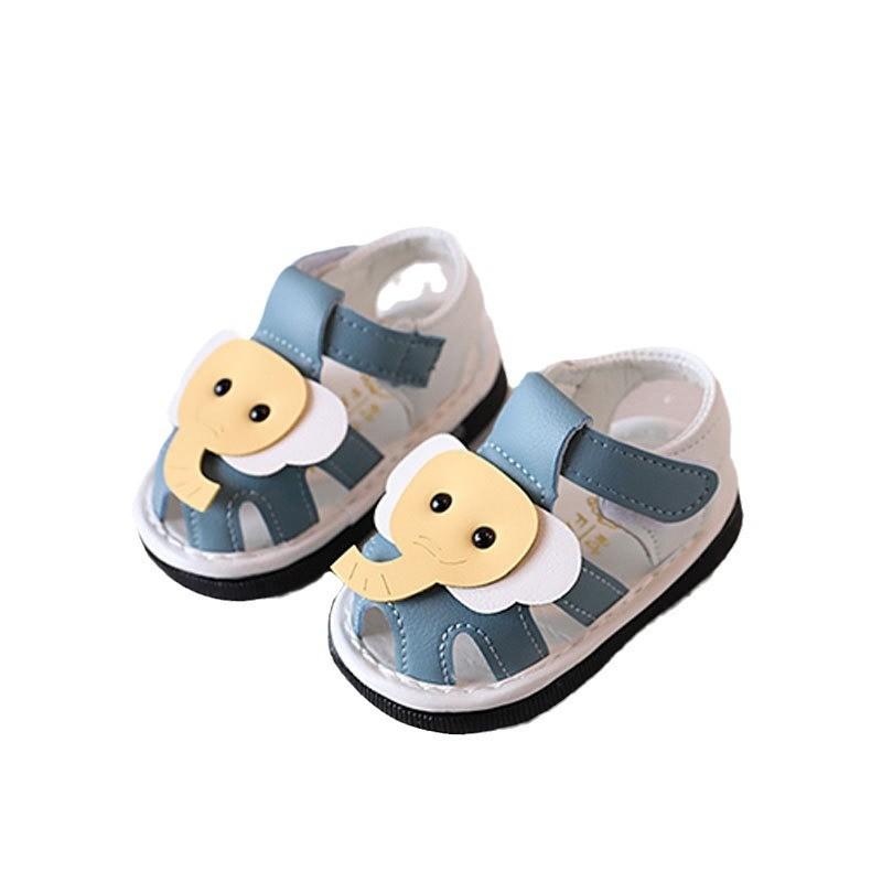 Baby Soft Sole Walking Shoes For Toddlers With Sound And Cartoon Design For Newborns