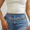 Silver Retro Metal Waist Chain Belt Female Gothic Accessory Women'S New Summer Versatile Match Skirts Jeans Waistband Trendy