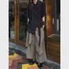 High-Grade Yamamoto-Style Irregular Buttoned Culottes for Men and Women