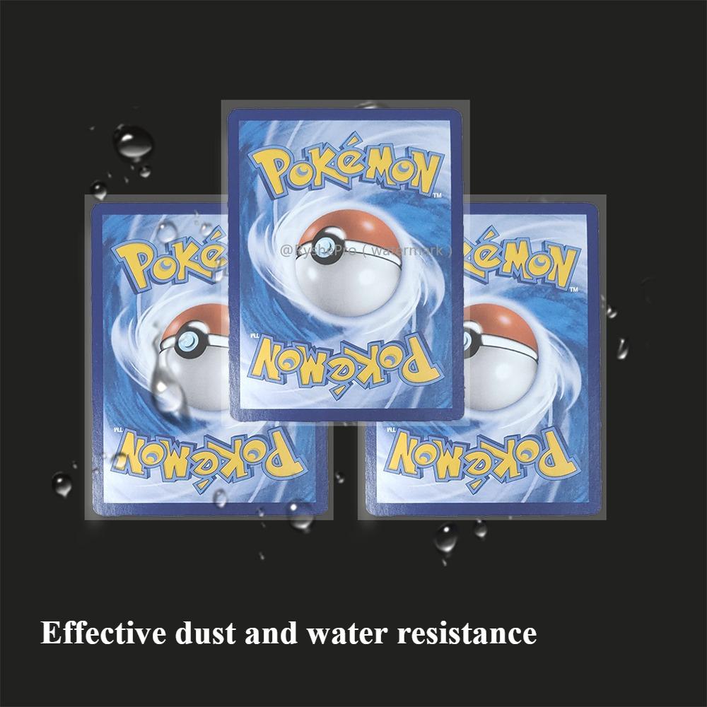 100pcs 64x89mm Clear Card Sleeves for Trading Card Perfect for Double-sleeving and Compatible with Baseball Card Pokemon Cards
