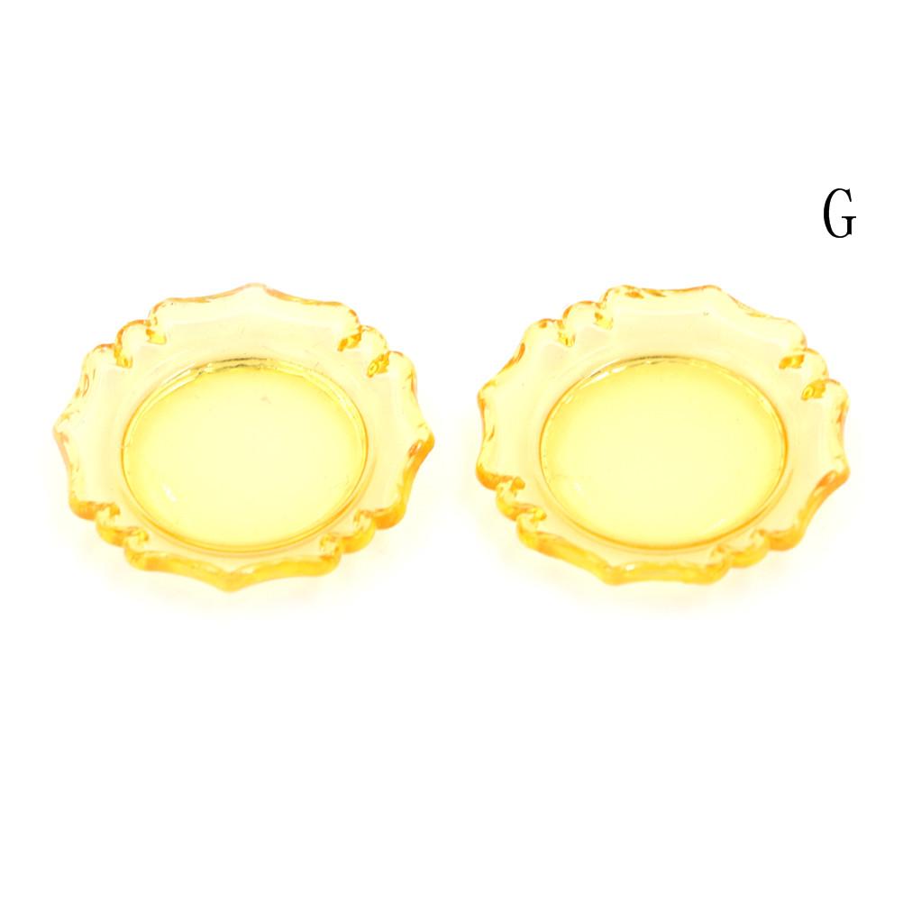 2-33pcs Dollhouse Miniature Trays Plates Doll Mini Food White Dishes Tableware Kitchen Toys Doll House Accessories