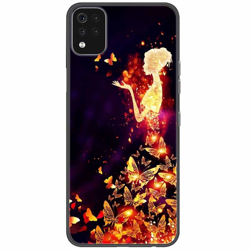 Phone Case For LG K42 K52 K62 Q52 Case Soft Painted Wolf Silicone Black Covers For LG K62 Cases K 42 Shockproof Funda for LGK52