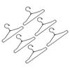 10Pcs Doll Clothes Hangers Metal Miniature Mini Cute Cartoon Closet Decor Accessories Black 65mm