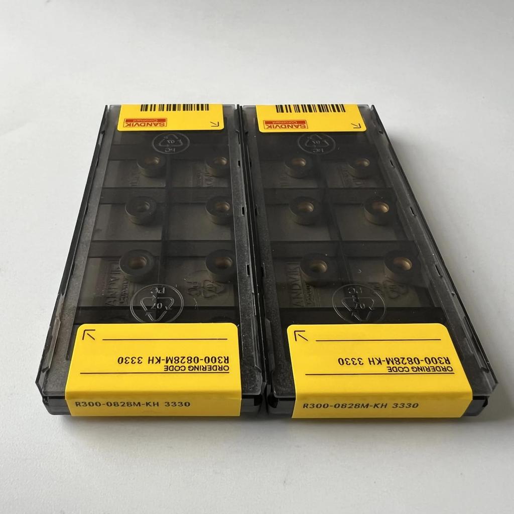 Original Sandvik / R300-0828M-KH 3330 /  CNC Lathe Carbide Blade 10 Pcs