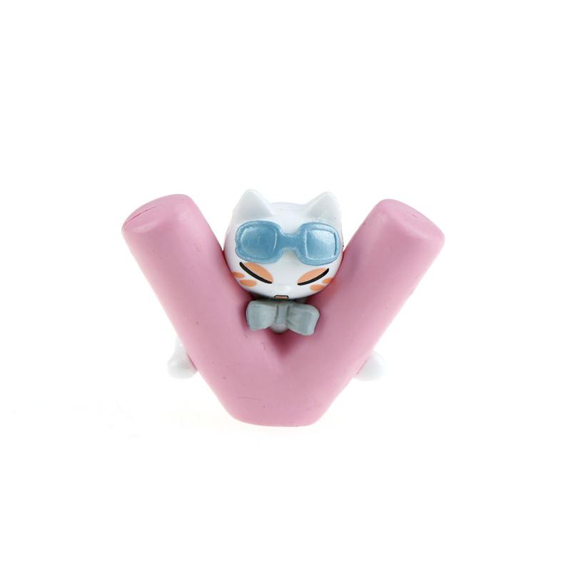 

4 шт. миниатюрная фигурка Love Cat из смолы для кукольного домика, садовый декор, микропейзаж