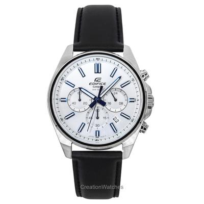 Orologio da Uomo Edifice Analogico Standard Cronografo Quadrante Bianco Quarzo EFV-650L-7AV 100M