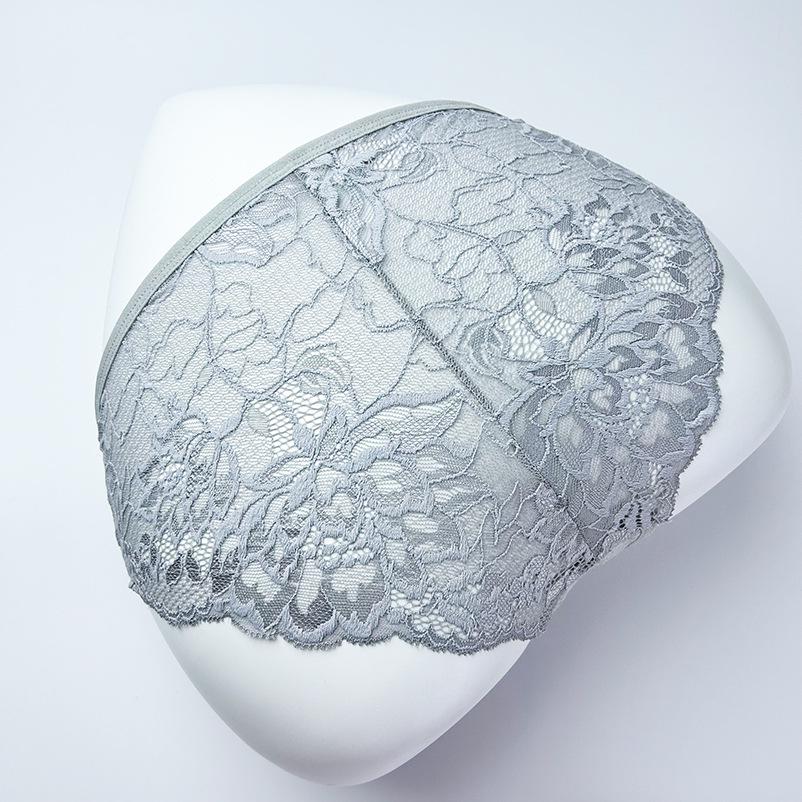 Elegant European & American Lace Panties: 40s Style, Semi-Transparent Mesh with Pure Cotton Crotch