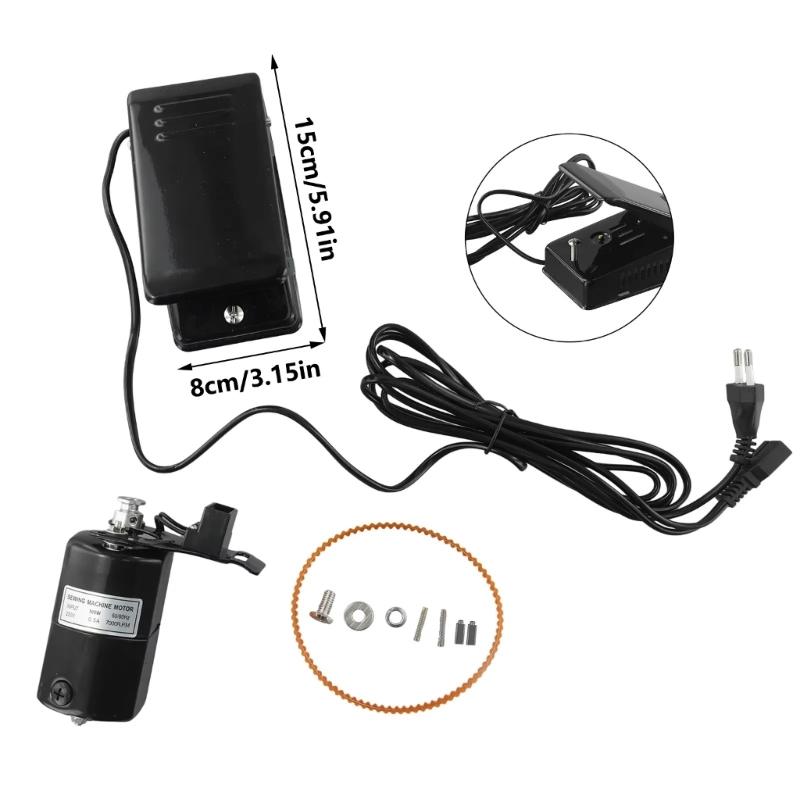 Efficient 100W Sewing Machine Motor Sewing Machine Pedal Foot Pedal Present for Professional Tailors and Enthusiasts