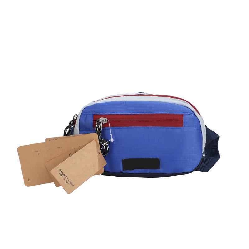 Trend Dopamin Colorblock Unisex Crossbody Sport Hüfttasche für Outdoor-Aktivitäten