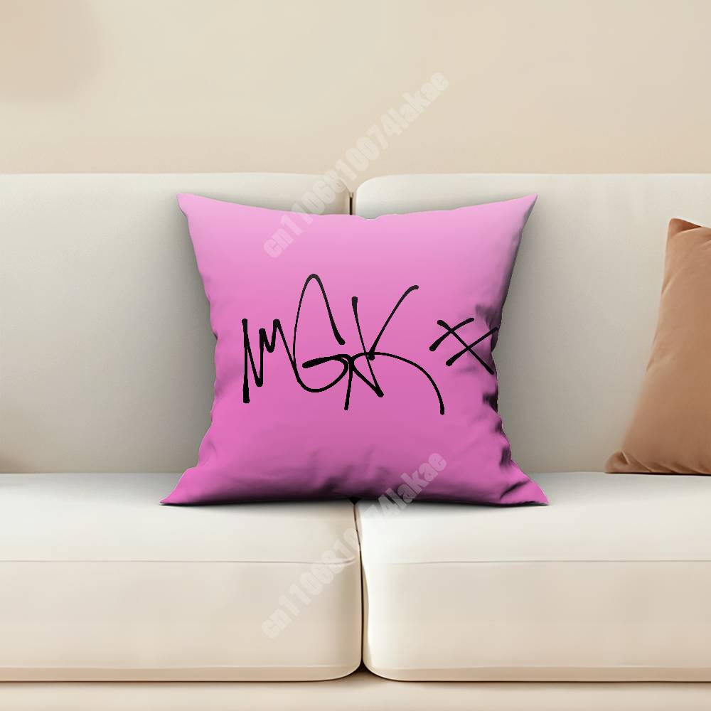 MMachine Gun KKelly MGK Lost Americana Pillow Cover Cushion Case Sofa Couch Home Gaming Room Decoration