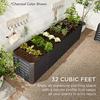 8x2x2ft Outdoor Metal Raised Garden Bed Rectangular Deep Root Planter Box for Vegetables Flowers Herbs and Succulents W/ 239 Ga