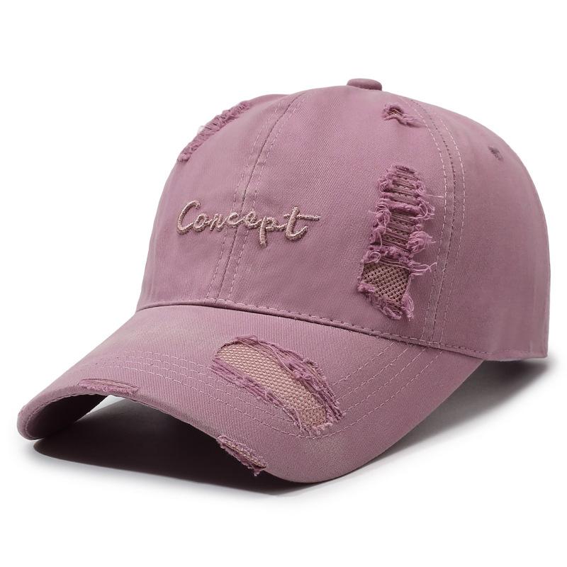 Broderad Bokstav Basebollkeps Par Solskyddskeps