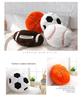 Basketball-shaped Pillow Sports Plush Cushion Pillow Winter and Summer Style Gift for Boyfriend and Fan Football-shaped Mat