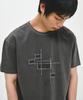 INTEMPOMOOD Distortion Graphic T-Shirt_Charcoal
