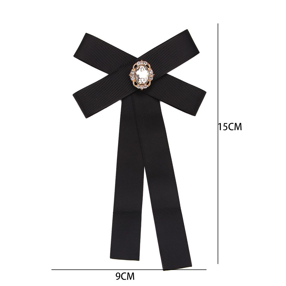 Women Tie Pins Bow Brooches Clothing Accessories Large Ribbon Fabric