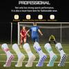 Football Socks Running Socks Anti Slip With Rubber Pad For Men / Women Professional Competition