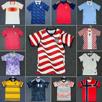 2026 World Cup Soccer Jersey Spain France Jamaica Brazil Morocco Netherlands Uruguay Ghana Football Shirt