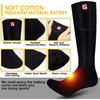 Heated Socks for Men Women, Electric Rechargeable Battery Powered Heated Socks Thermal Warm Winter Washable Heated Socks for Outdoor Sports Hiking