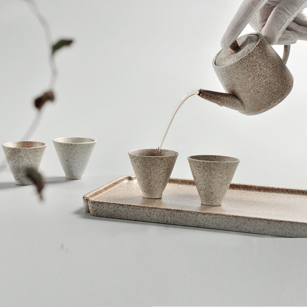 Keramická konvice na čaj 2 šálky Sada Japonský styl Nádobí na čaj Konvice na čaj Konvice