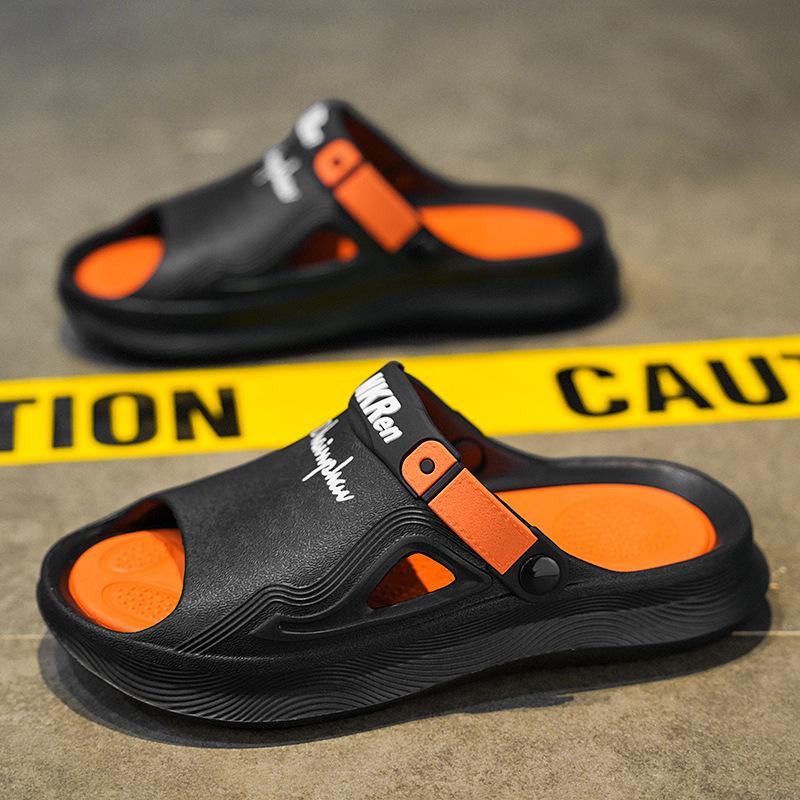 Уличная обувь большого размера тапочки сандалии двойного назначения домашние летние новые пляжные сандалии 39